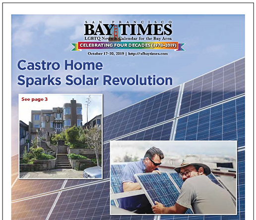 On cover of San Francisco Bay Times