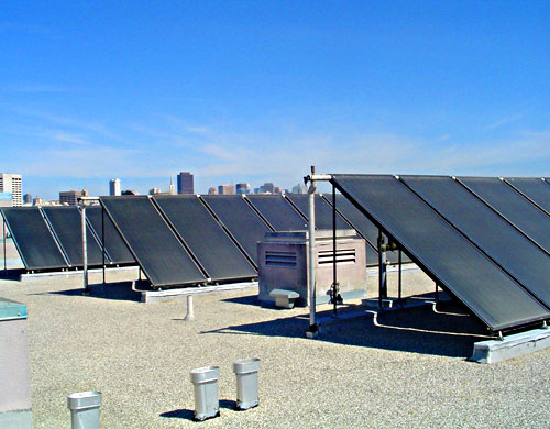 Solar Thermal Installation in Mission District, San Francisco