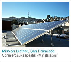 Combination commercial and residential pv system