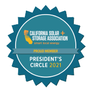 President's Circle Seal by California Solar + Starage Association