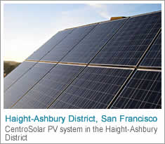 CentroSolar PV System in Haight-Ashbury