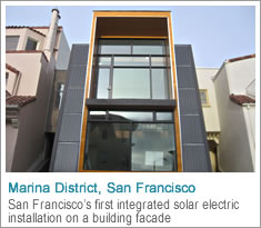 PV installation in the Marina District