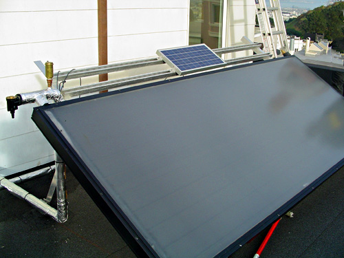 Solar Thermal Installation for a home in Ashbury Terrace